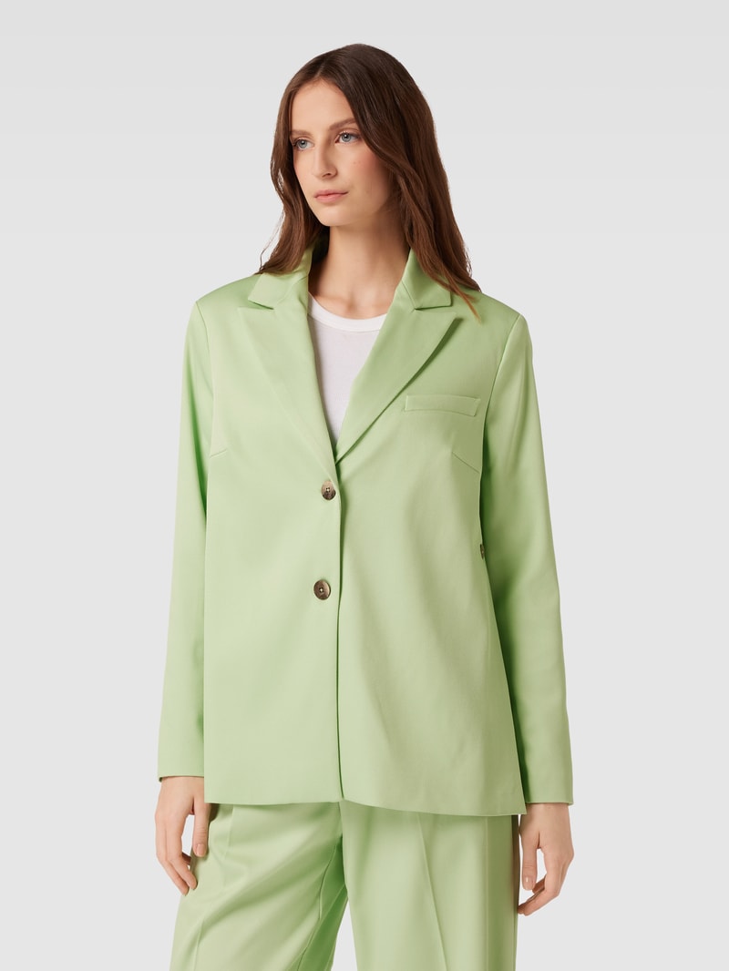 Blazer mit Reverskragen Modell 'Emery Wimo' in hellgrün
