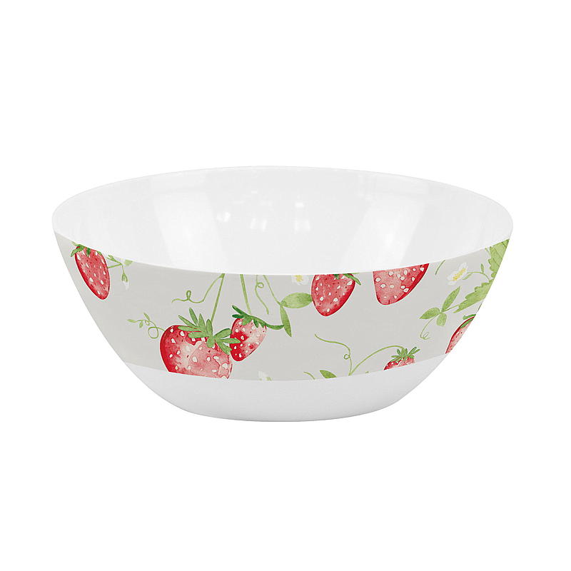 Cuisine Salatbolle ø 25 cm melamin jordbær