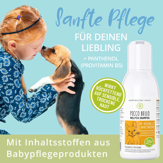 Wolfsbacher Natur Fellpflege Wolfsbacher Natur Welpen Shampoo pH-Neutral