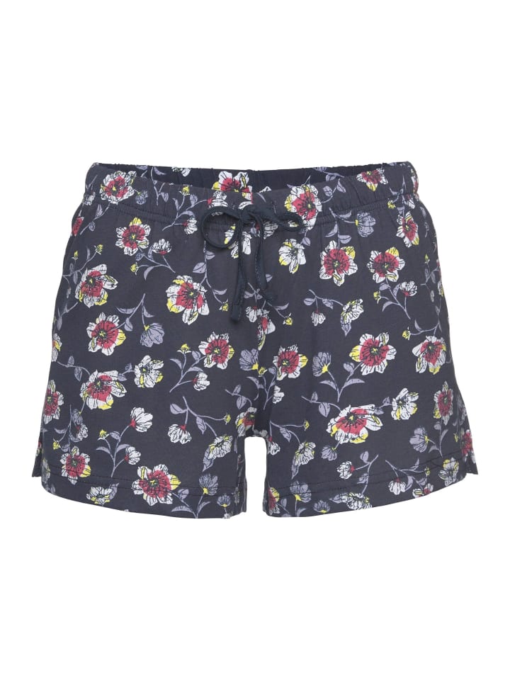 VIVANCE DREAMS Shorty in mauve-dunkelblau-geblümt günstig kaufen