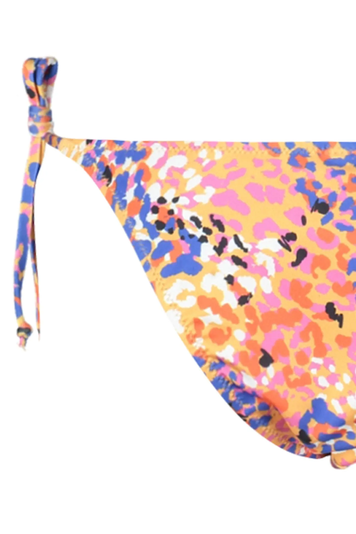 Trendyol Collection  Abstrakt gemusterte Bikinihose zum Binden mit hohem Beinausschnitt TBESS23BA00089