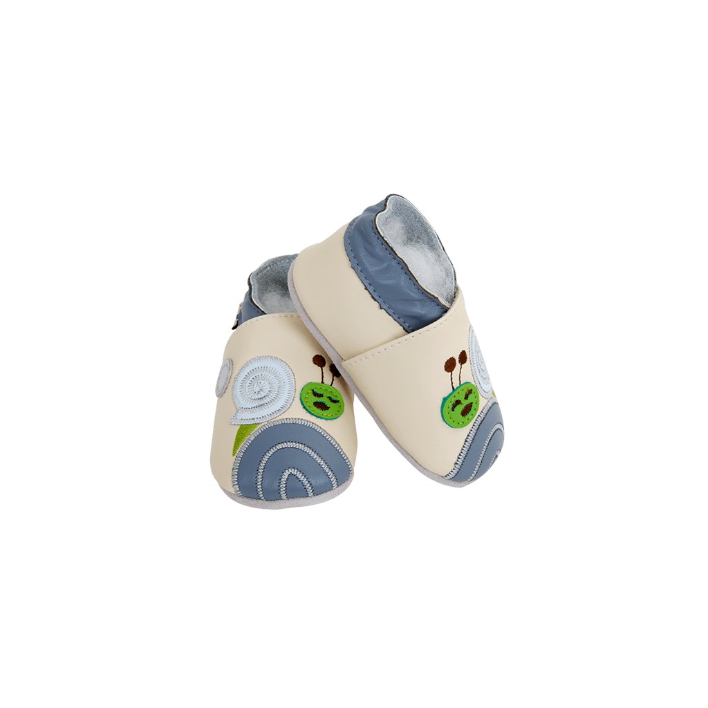 Lait et Miel Escargot Krabbelschuhe mit Schnecke