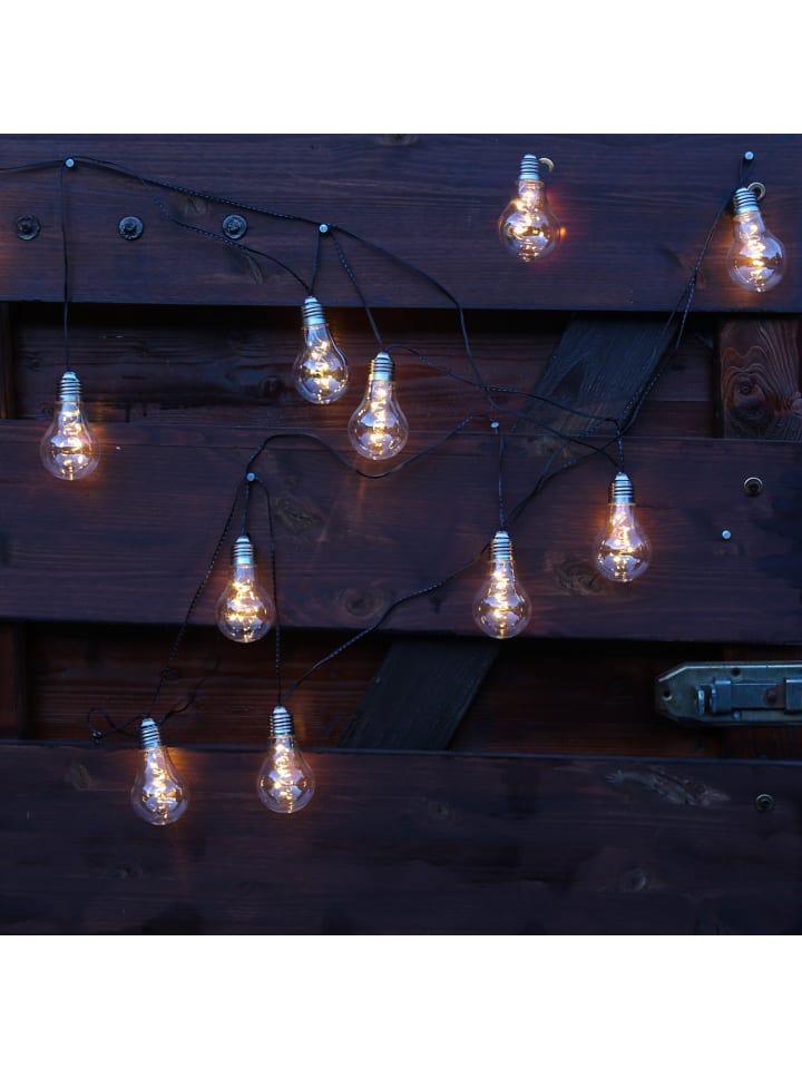 MARELIDA LED Solar Lichterkette 10 Glühbirnen in transparent - L: 4,5m günstig kaufen onesize