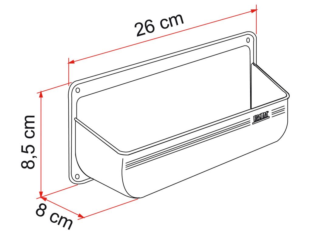 Fiamma Pocket M Ablagefach