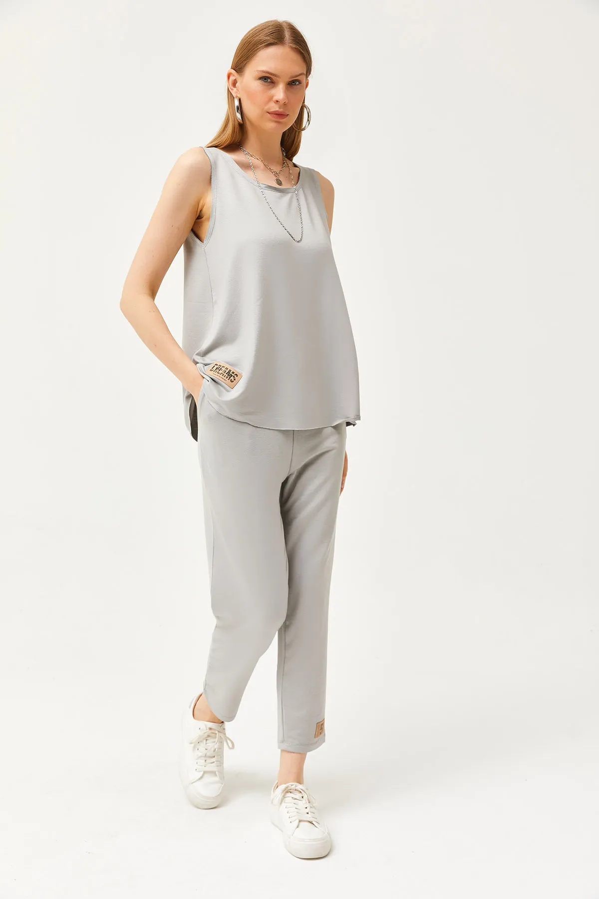 Olalook  Zweiteiler - Grau - Regular Fit