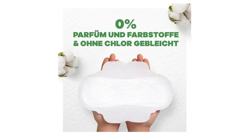 Always Ultra Damenbinden Cotton Protection Long mit Flügeln 18ST