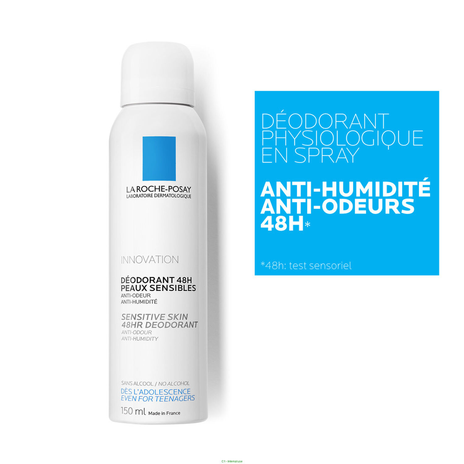 la roche-posay Déodorant Physiologique 24h Spray Anti-Odeurs & Anti-Humidité 2x150 ml