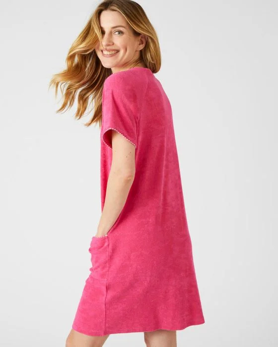 Robe de détente zippée