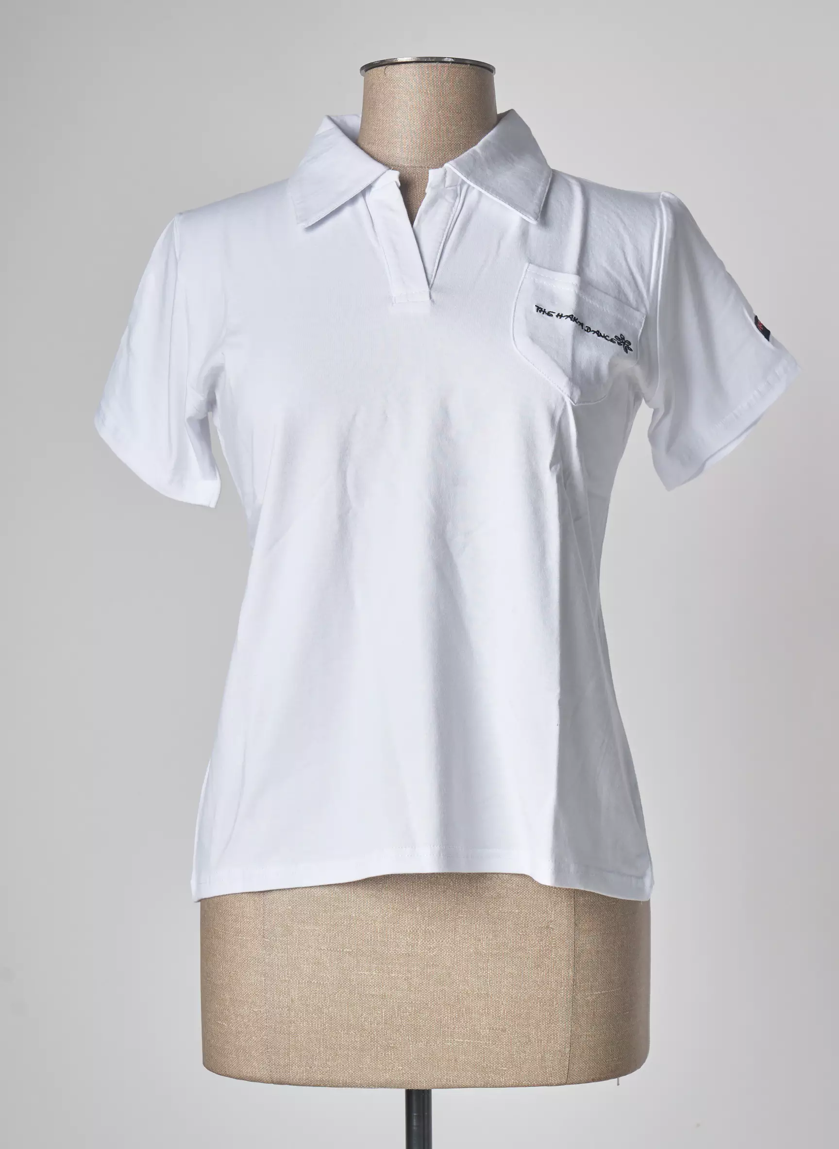 Haka Dance Polos Femme couleur blanc