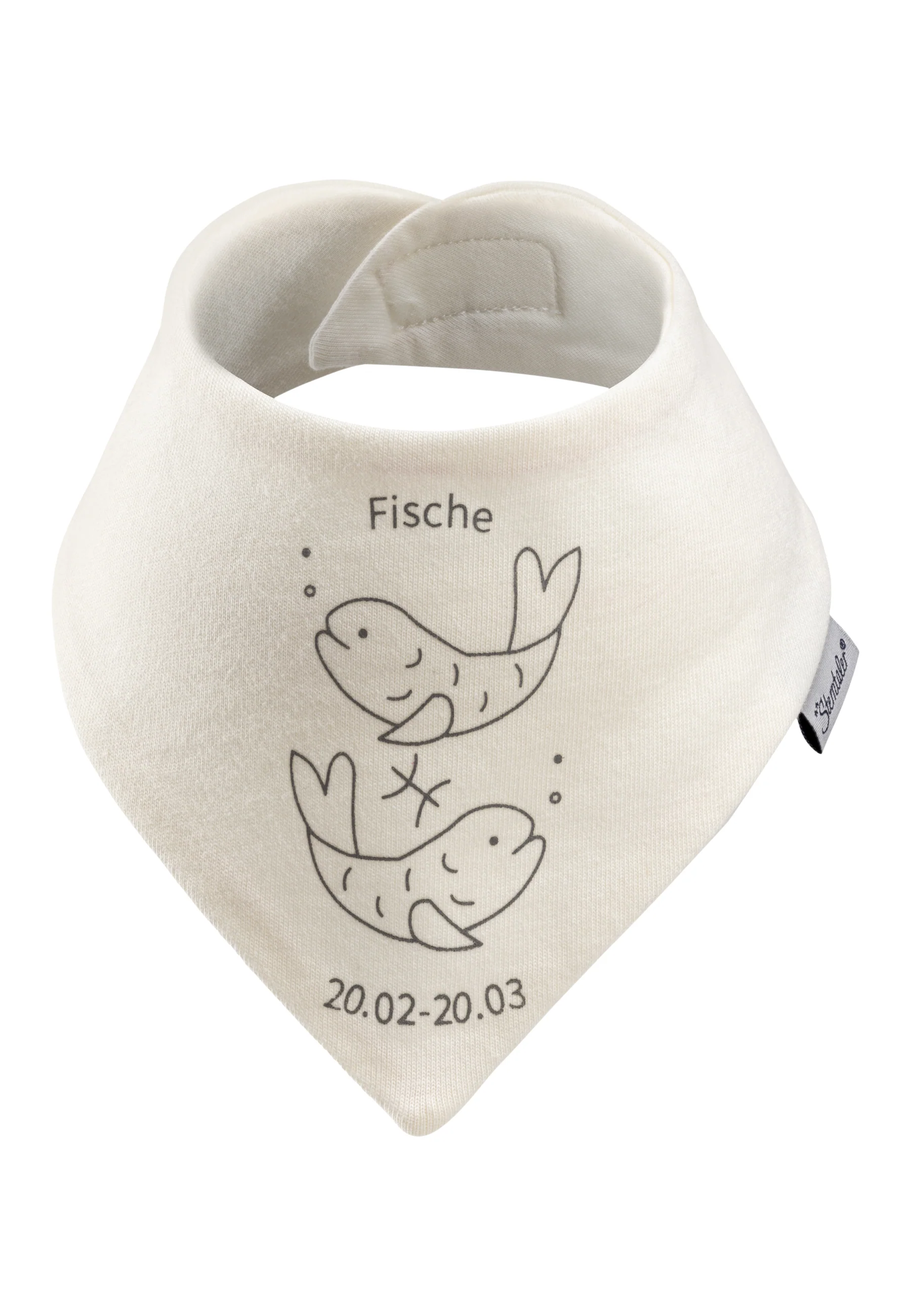 Halstuch mit Klettverschluss und Sternzeichen Motiv