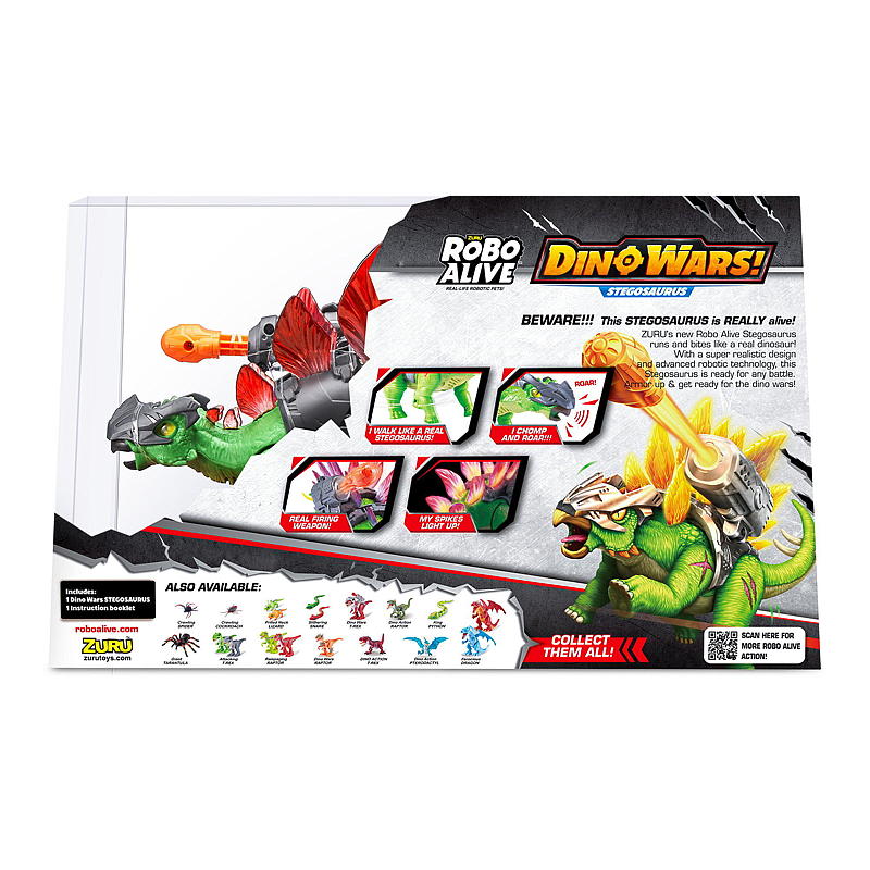 Robo Alive Dino Wars Stegasaurus, Robo alive