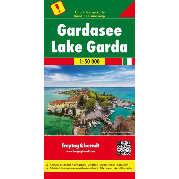 Gardasee, Autokarte 1:50.000 - Straßenkarte