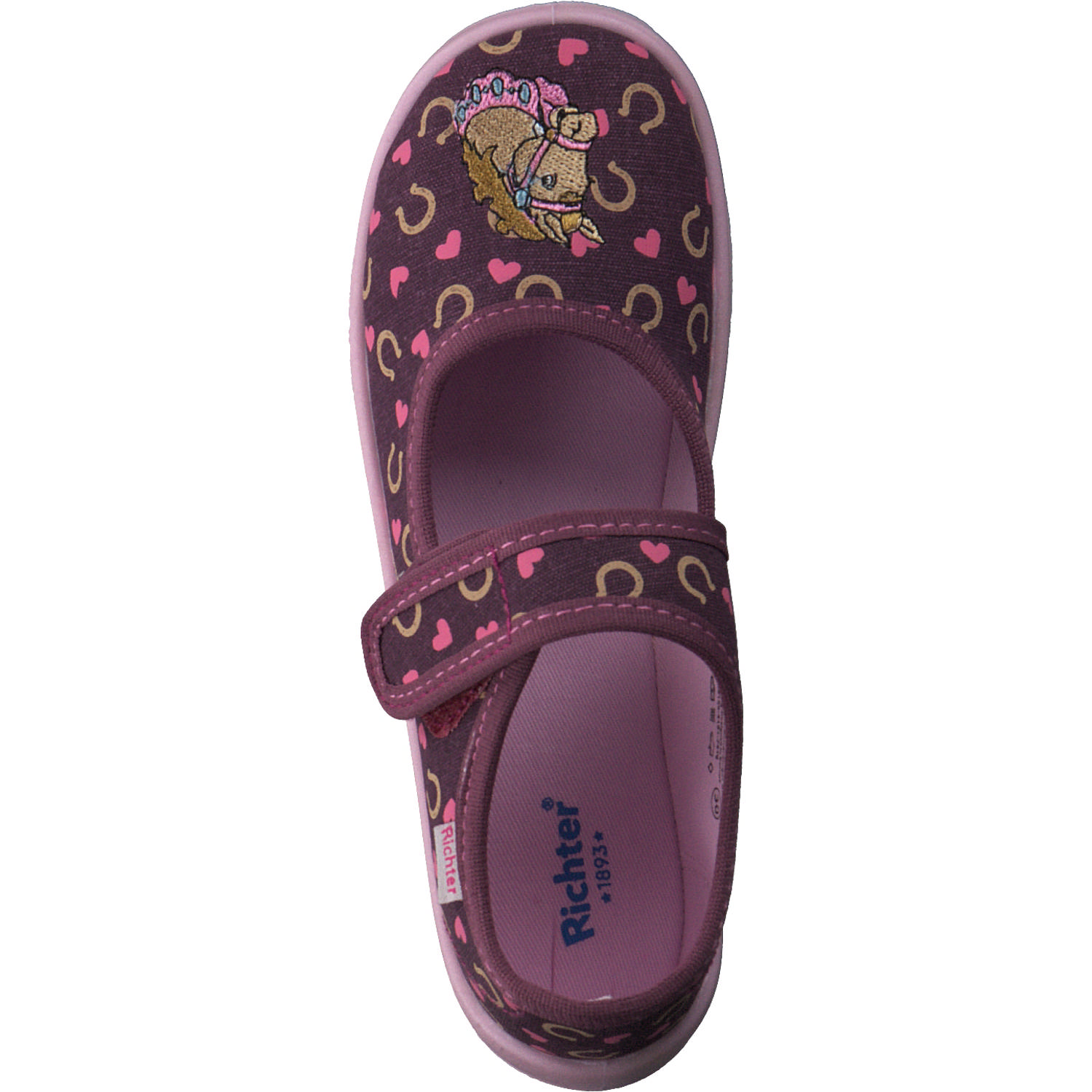 Richter 9150, Hausschuhe, Kinder, Violett (Pink)