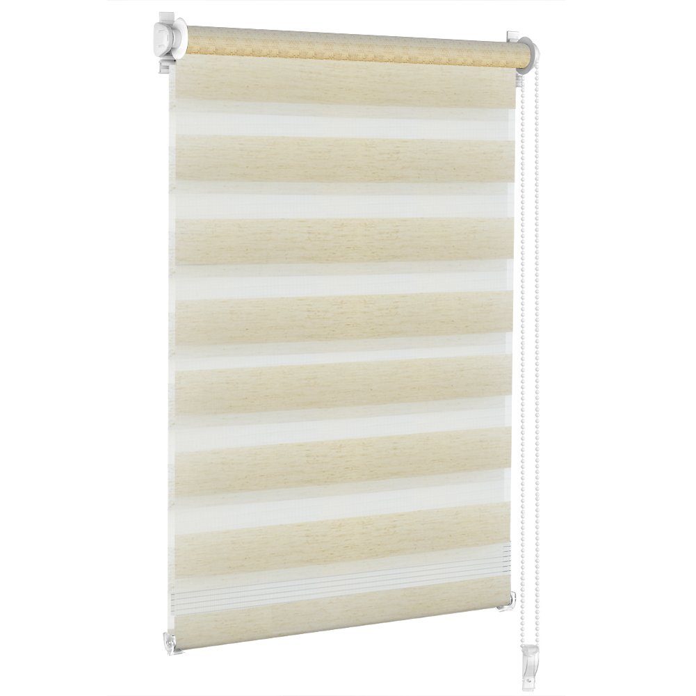 Doppelrollo Doppelrollo Klemmfix ohne Bohren Duo Rollo Klemmrollo, euroharry
