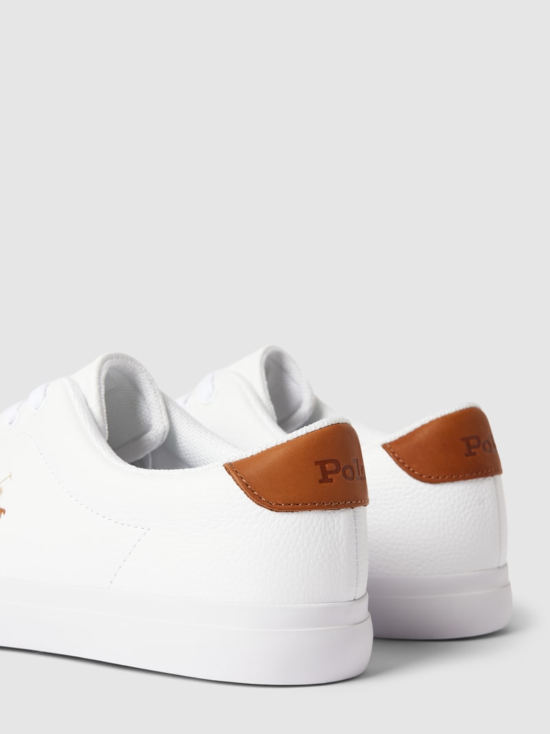Sneaker mit Label-Stitching Modell 'LONGWOOD' in weiß