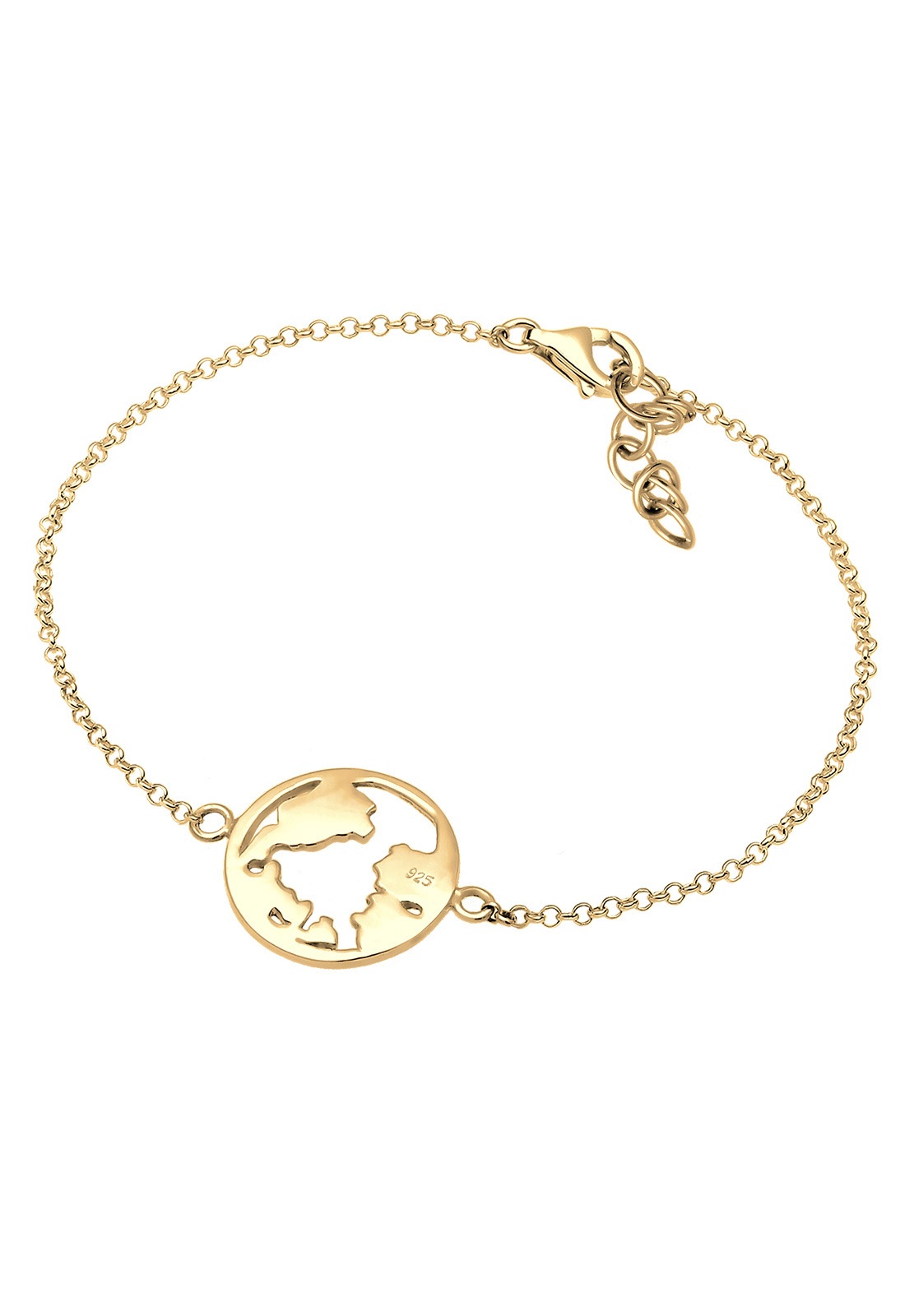 Ciondolo a forma di globo giocoso da donna Elli in argento sterling 925