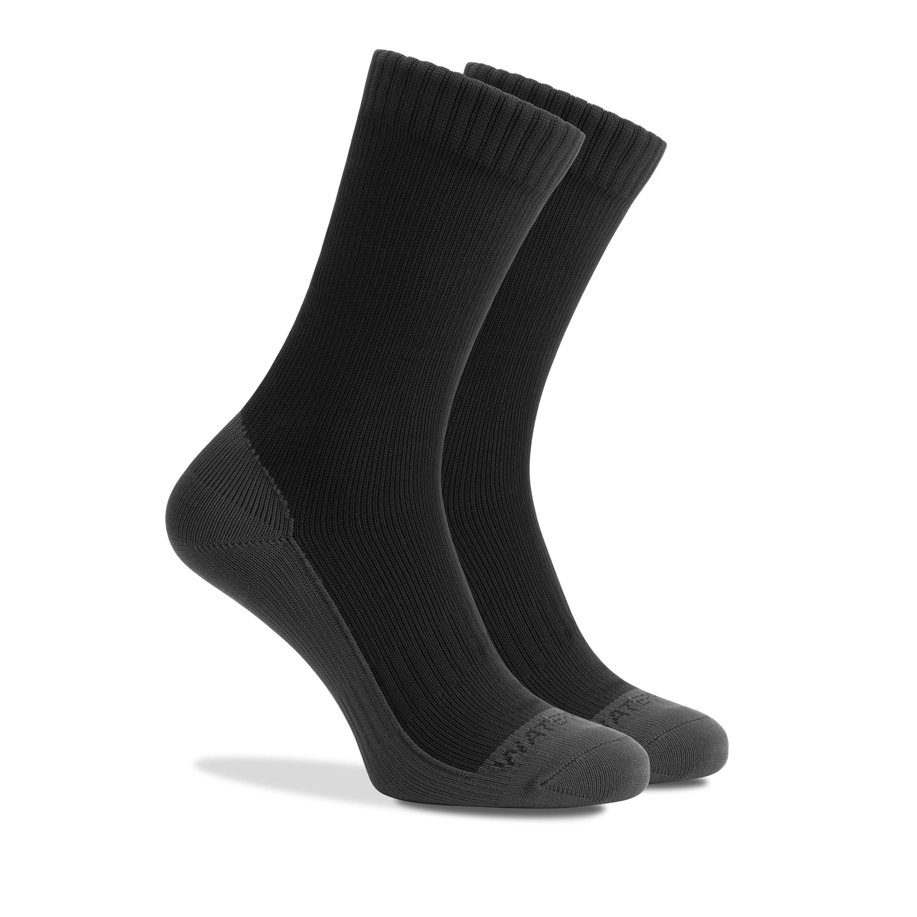 Rogelli Bamboe Waterproof Schwarz Unisex Fahrradsocken