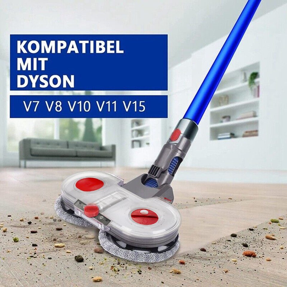 Lamon Staubsaugerdüsen-Set Elektrischer Wischaufsatz für Dyson V11 V10 V8 V7 V15 Staubsauger Set, Abnehmbarer Wassertank