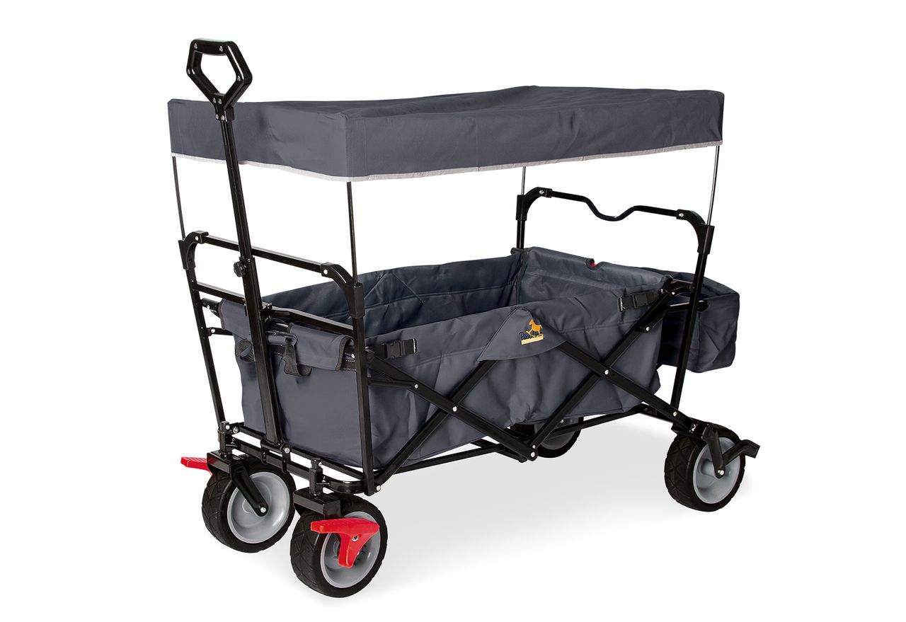 Pinolino Kinderträume Pinolino Klappbollerwagen Paxi ; mit Bremse, anthrazit