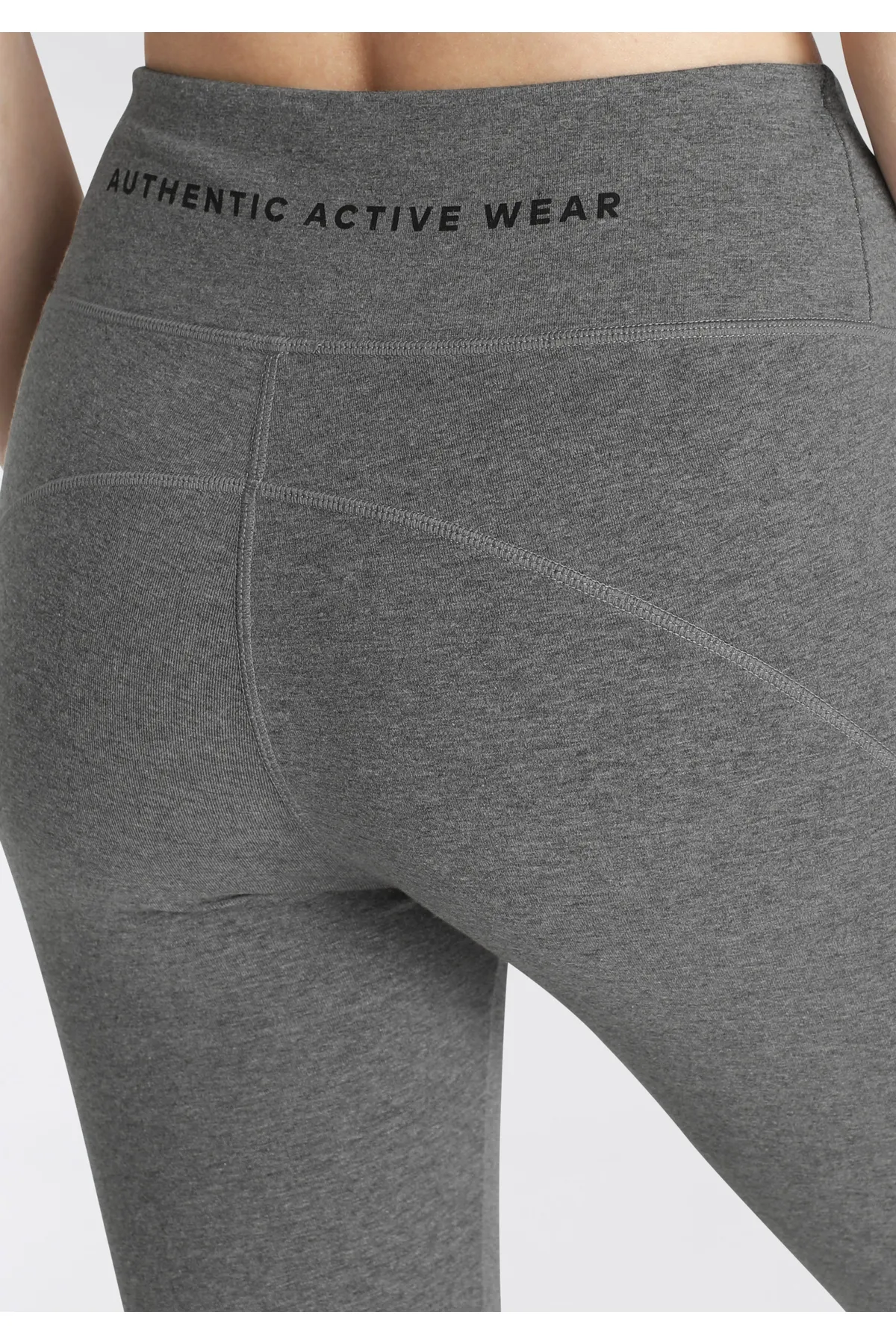 Vivance Active  Sport-Leggings - Grau - Mittlerer Bund