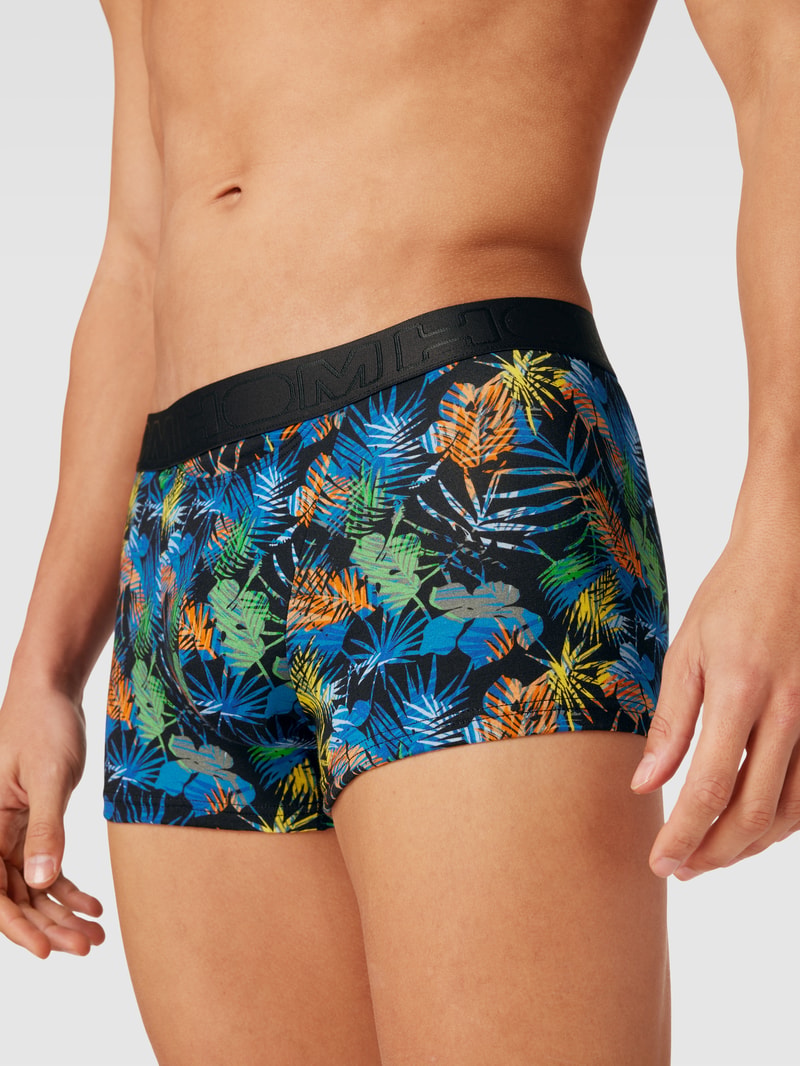 Trunks mit Allover-Muster Modell 'REVA' in grün