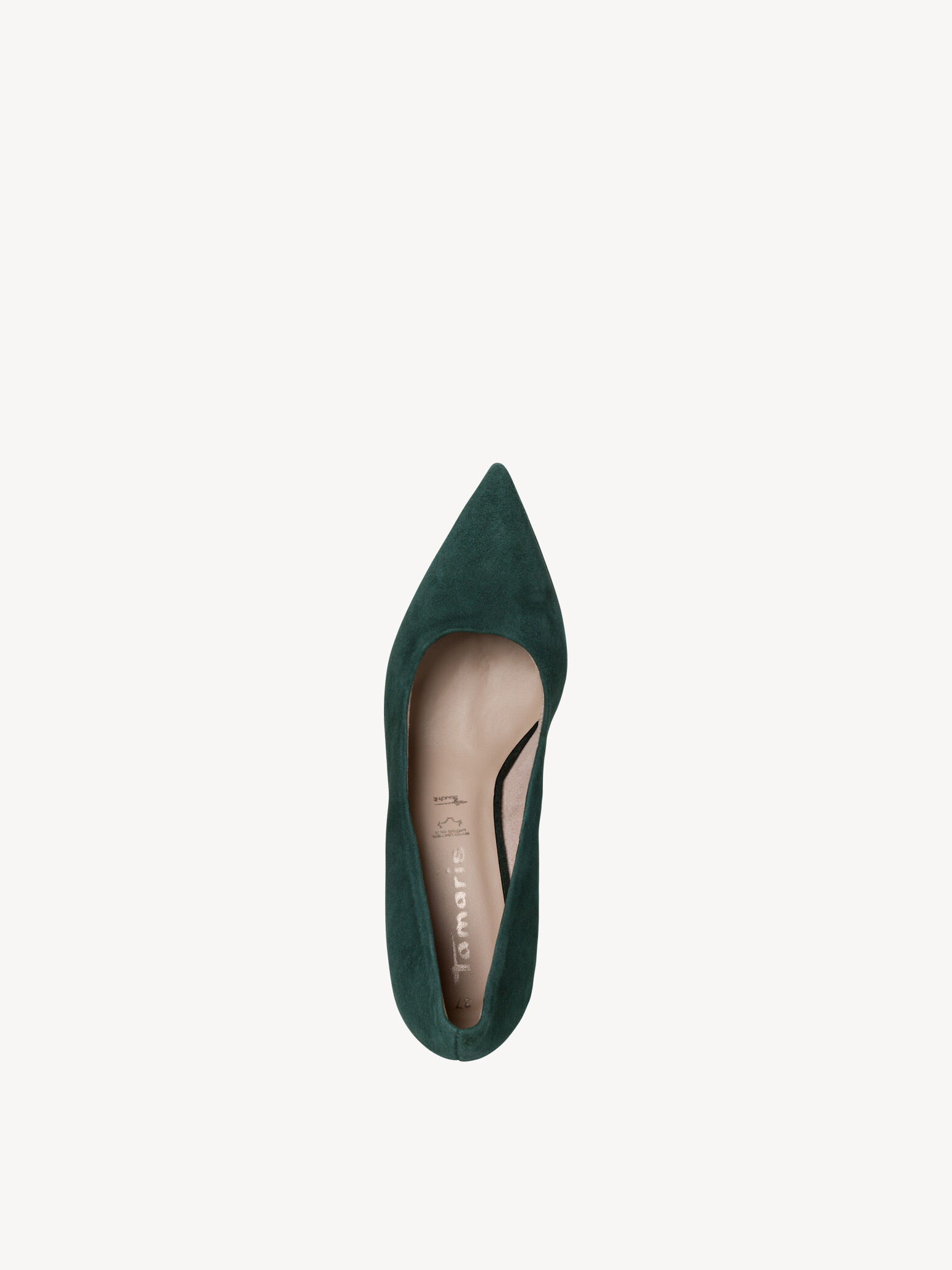 Escarpin en cuir - vert