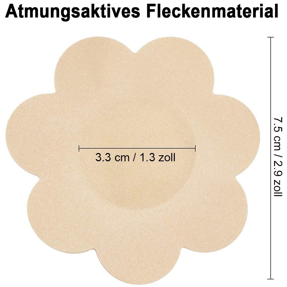 Jormftte Brustwarzenabdeckung Brust PastiesBrust Abdeckungen (Satz, 15 Paar), Pflaumenform