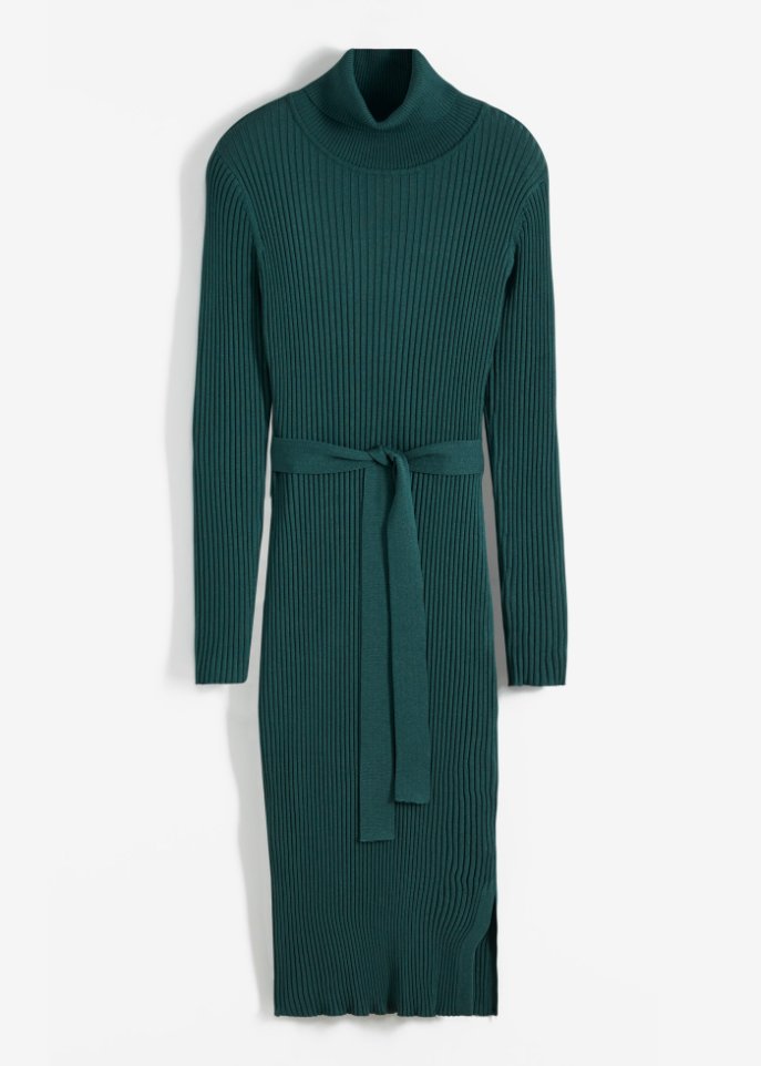 Ripp-Strickkleid