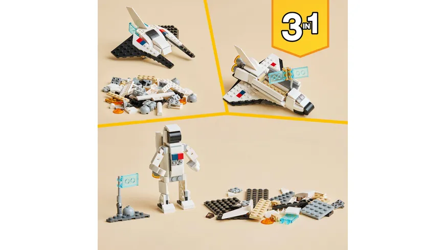 LEGO Creator 3in1 31134 Spaceshuttle
