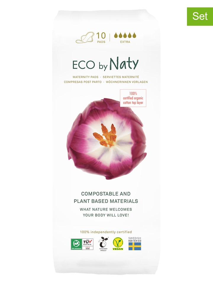 Naty 3er-Set: Wöchnerinneneinlagen - 3x 10 Stück günstig kaufen onesize