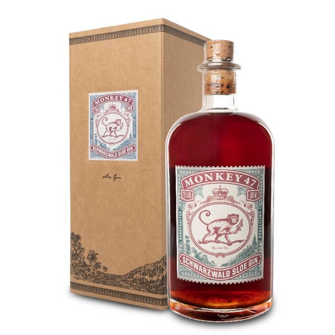 Monkey 47 Sloe Gin im Geschenkkarton