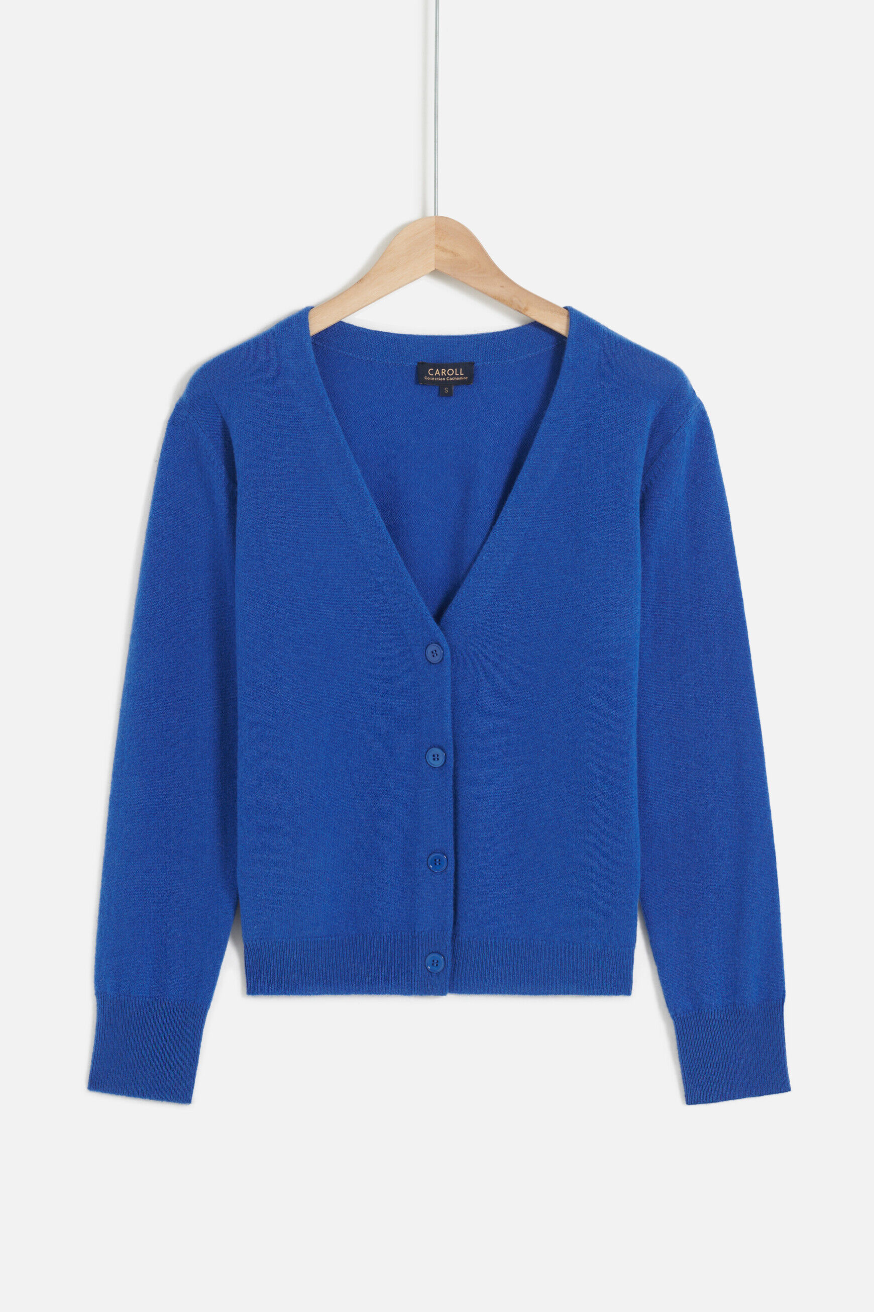 Gilet megane bleu electrique femme