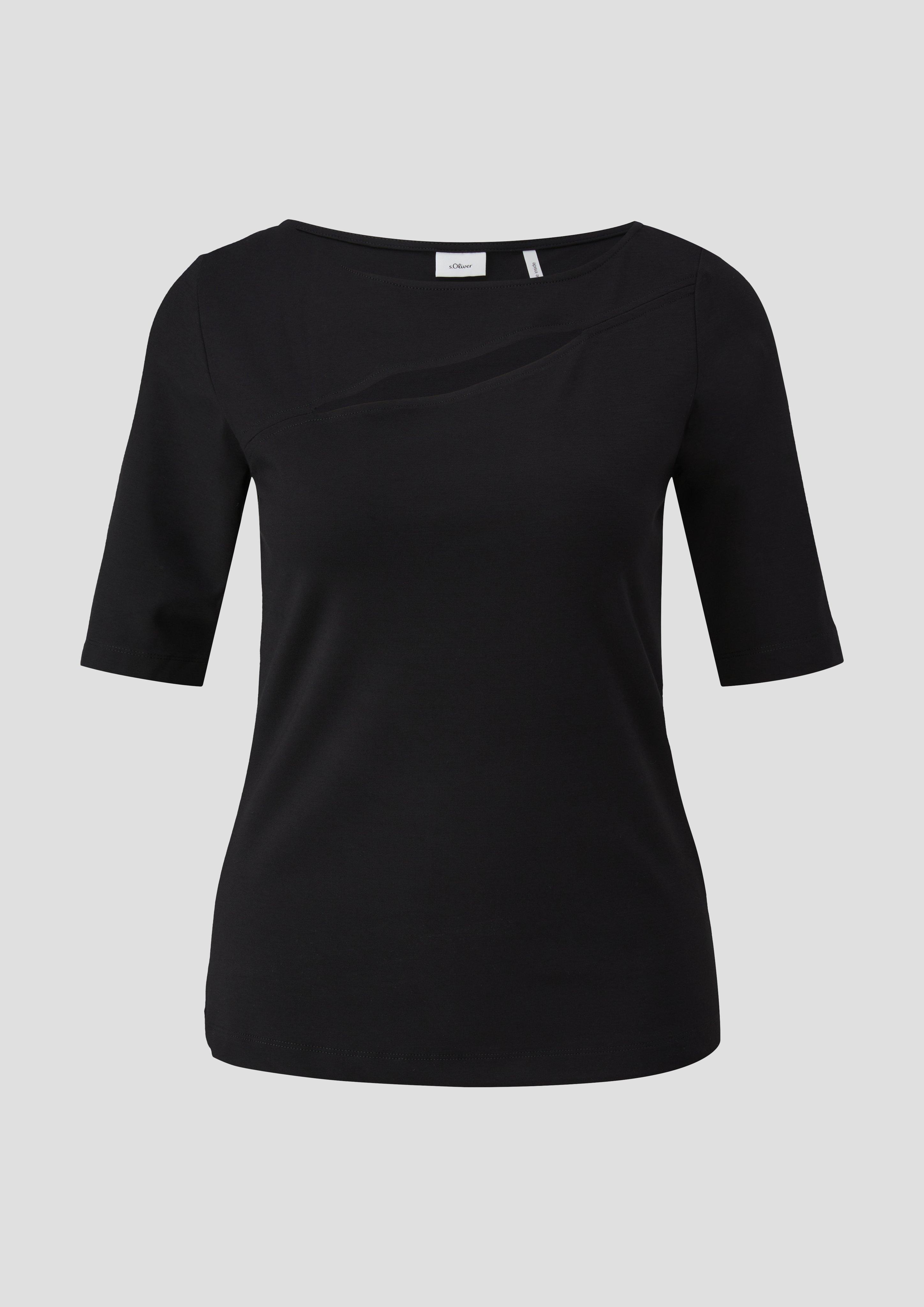 T-Shirt mit Schlitz  2148007-9999
