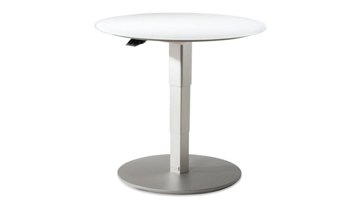 Couchtisch 1866 Glas weiß matt 80 cm