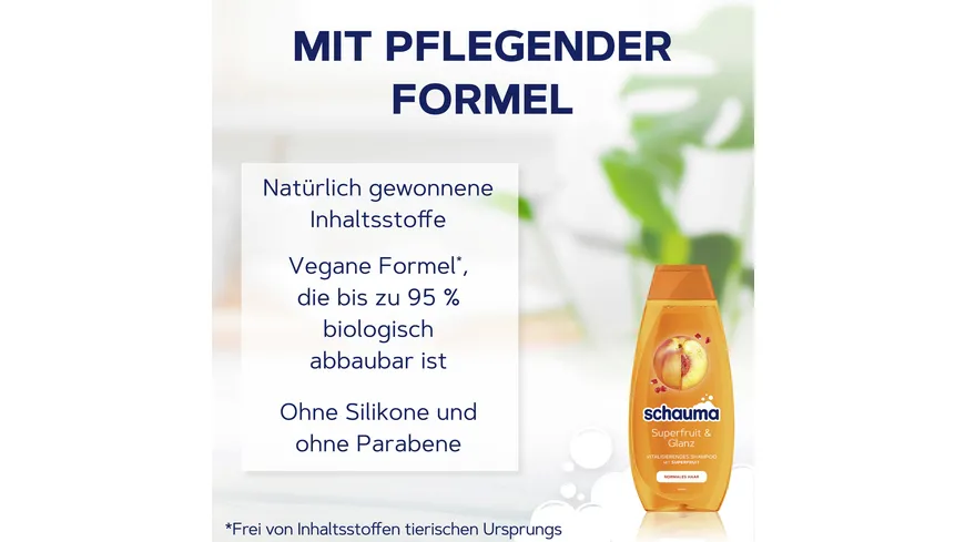 SCHAUMA Shampoo Superfruit & Glanz 400ml 400 ml