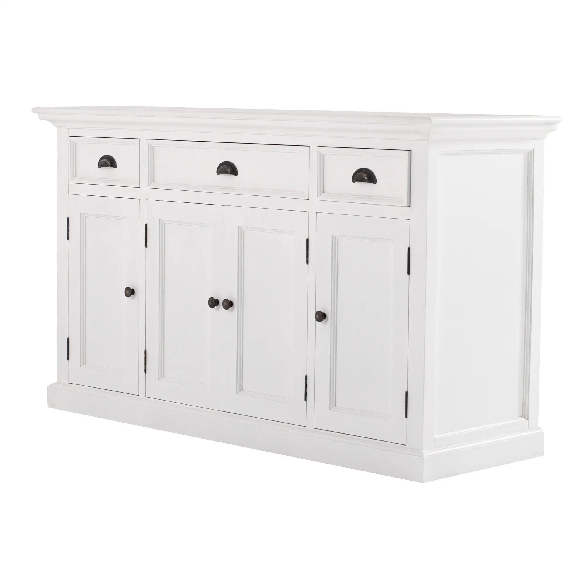 Novasolo Buffet Halifax Buffetschrank mit 4 Türen und 3 Schubladen