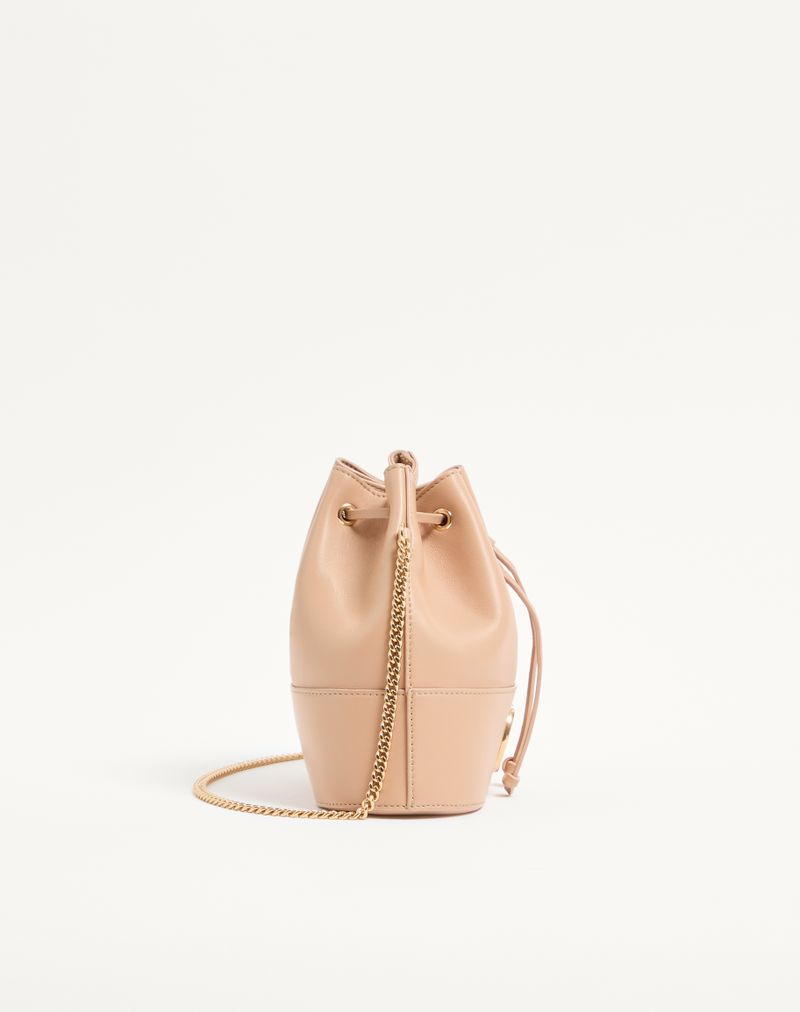 VLogo Signature Mini Nappa Bucket Bag