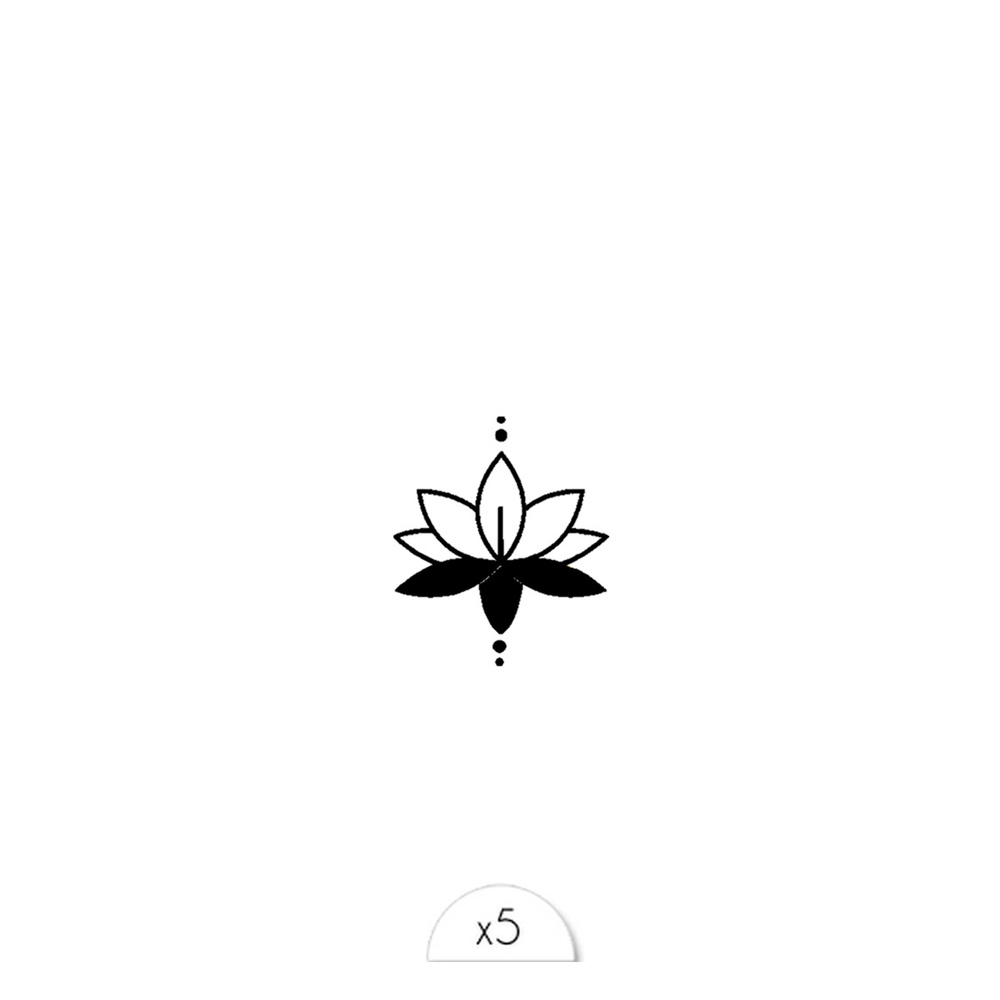 Sioou Lotus Tatouage éphémère