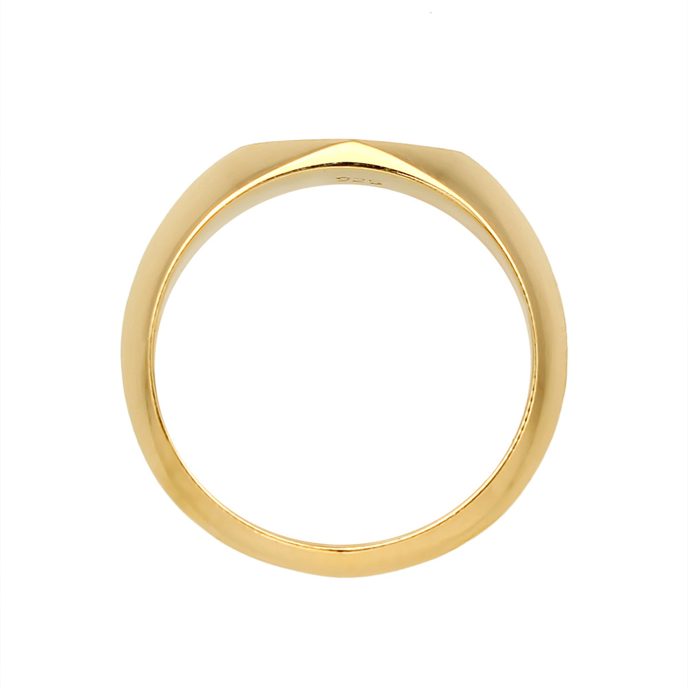 Elli Elli Bague Pinky Minimale Bague Femme - Argent (925/1000) Bague