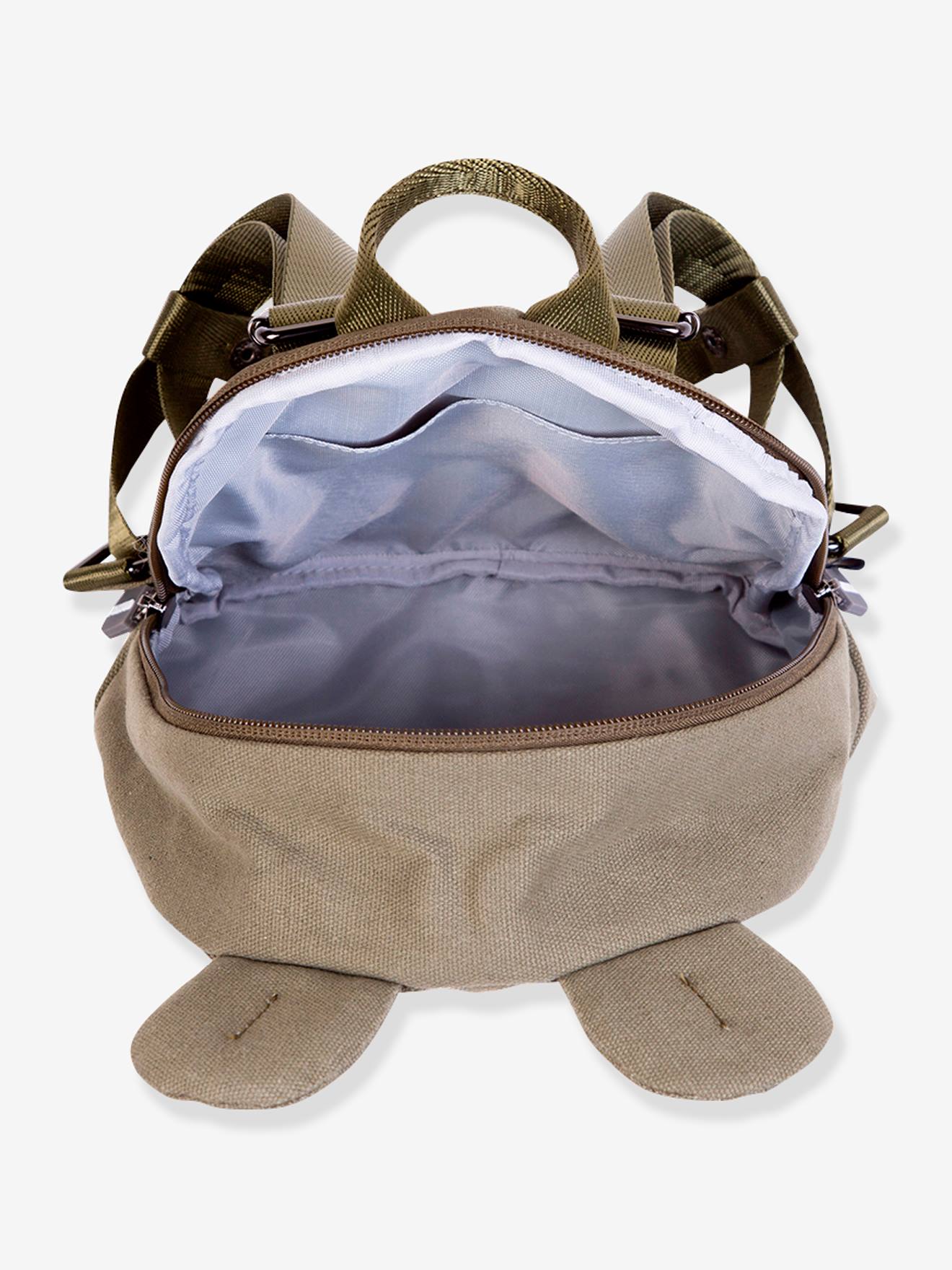 Childhome Kinder Stoff-Rucksack MY FIRST BAG CHILDHOME - khaki