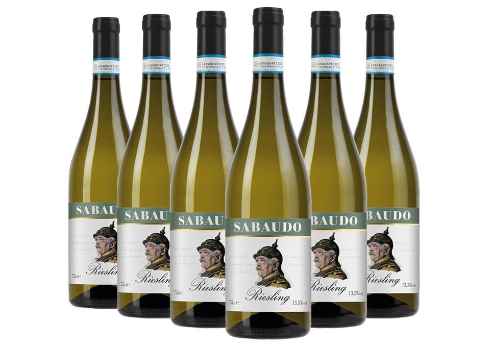 Oltrepò Pavese DOC Riesling 2019 Sabaudo 6 bouteilles de 0,75 ℓ
