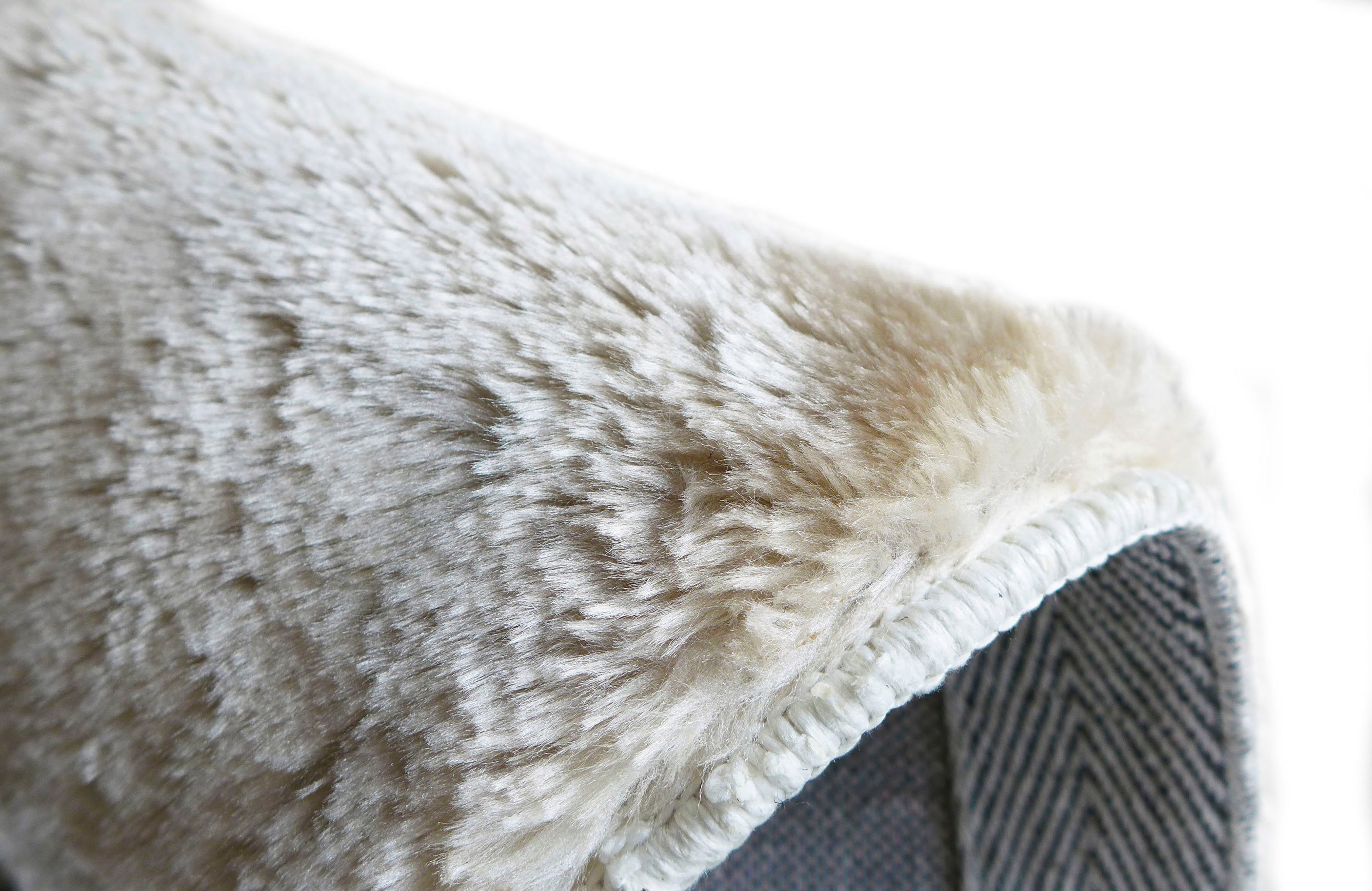 Hochflor-Teppich Cashmere, Fell-Optik, Leonique, rechteckig, Höhe: 25 mm, changierend, weiche Teppiche, Wohnzimmer, Schlafzimmer, Kinderzimmer