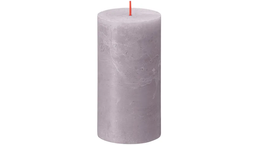 bolsius Rustikkerze Shine 13/6,8cm Gefrorener Lavendel
