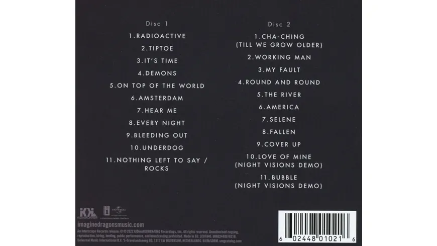 Night Visions 10th Anniv.(Expanded Edition/2CD)