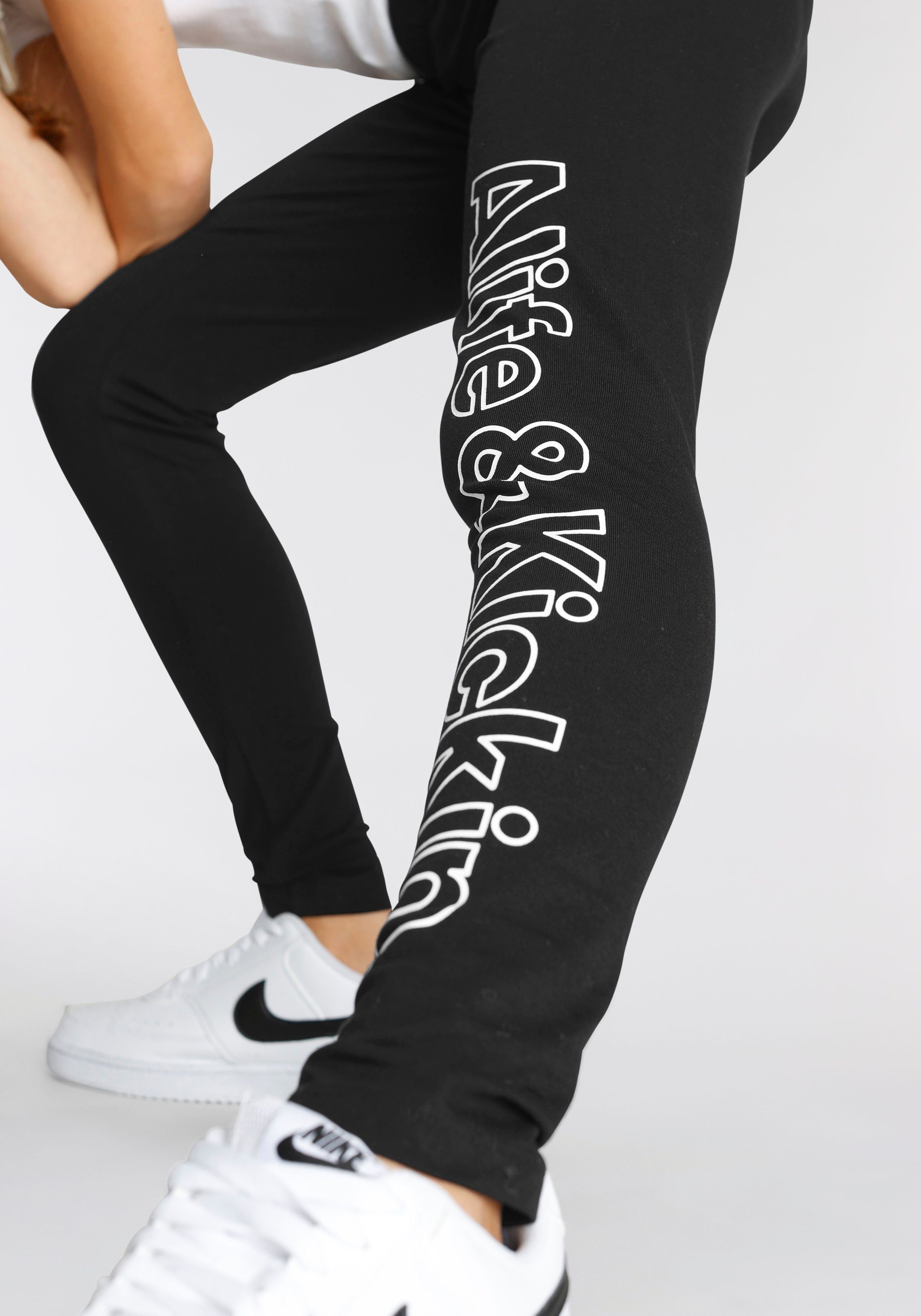 Alife & Kickin Leggings mit Logo Druck NEUE MARKE! Alife & Kickin für Kids.