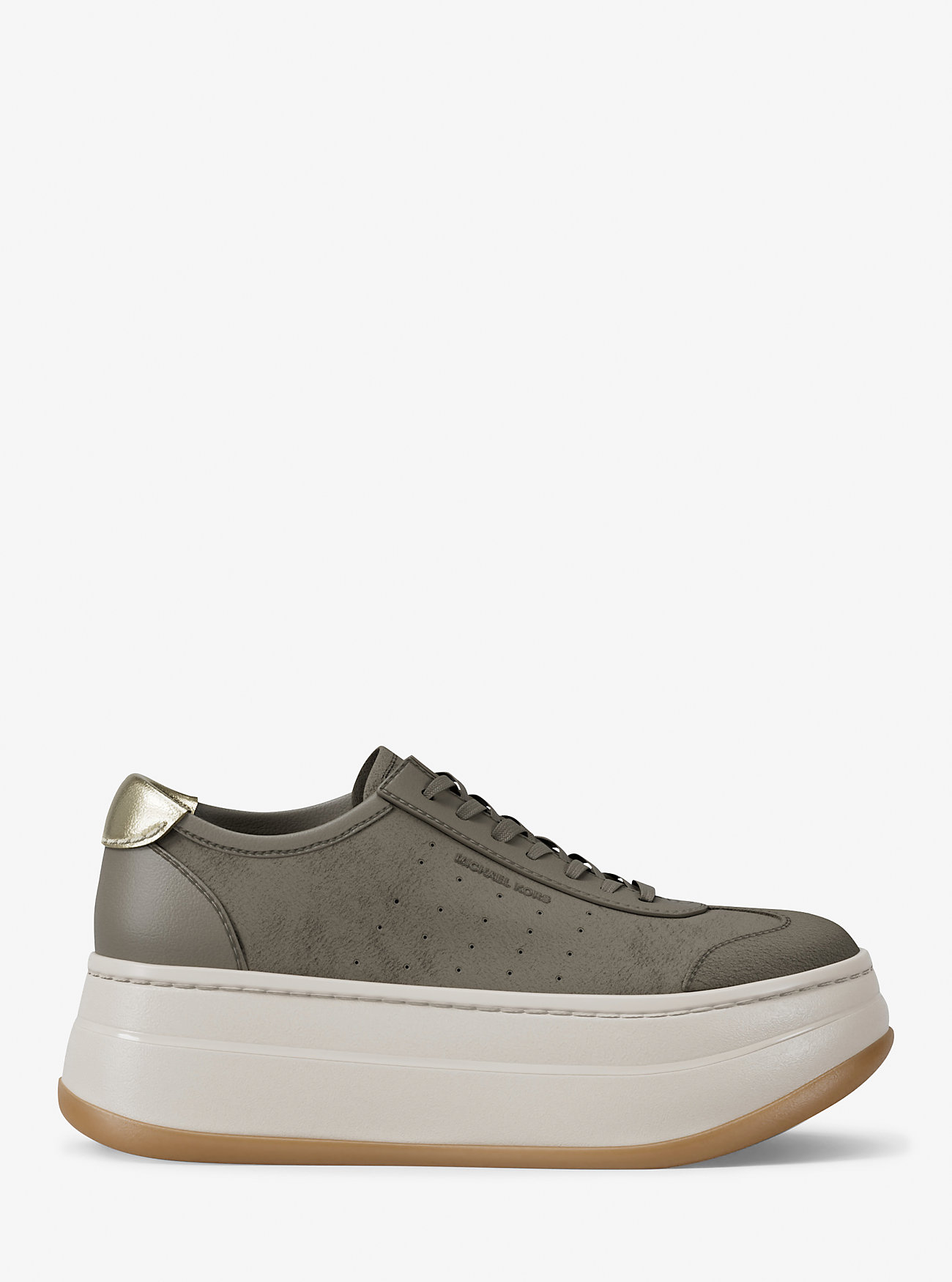 Sneakers con plateau in pelle Hayes - BIRCH
