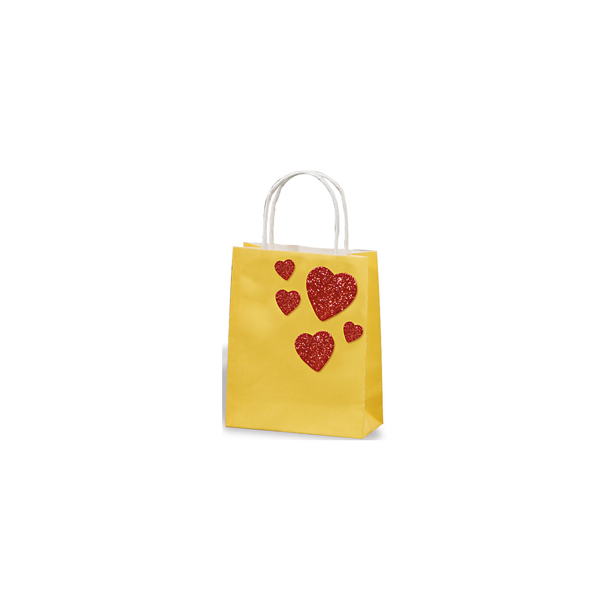 Papier-Geschenktüten 12 x 15 cm, 20 Stück farbig sortiert