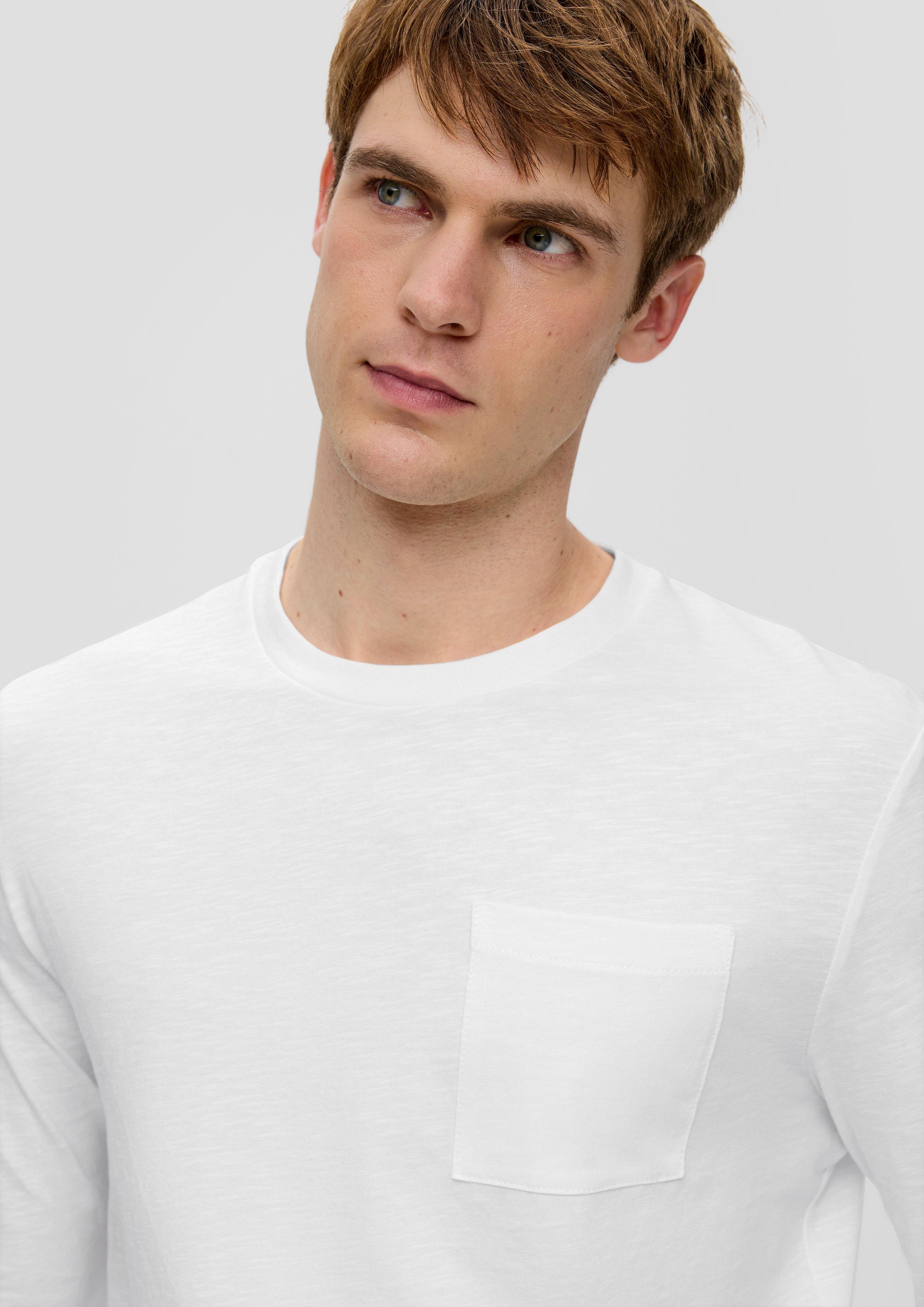 Longsleeve mit Flammgarnstruktur  2138668-0120