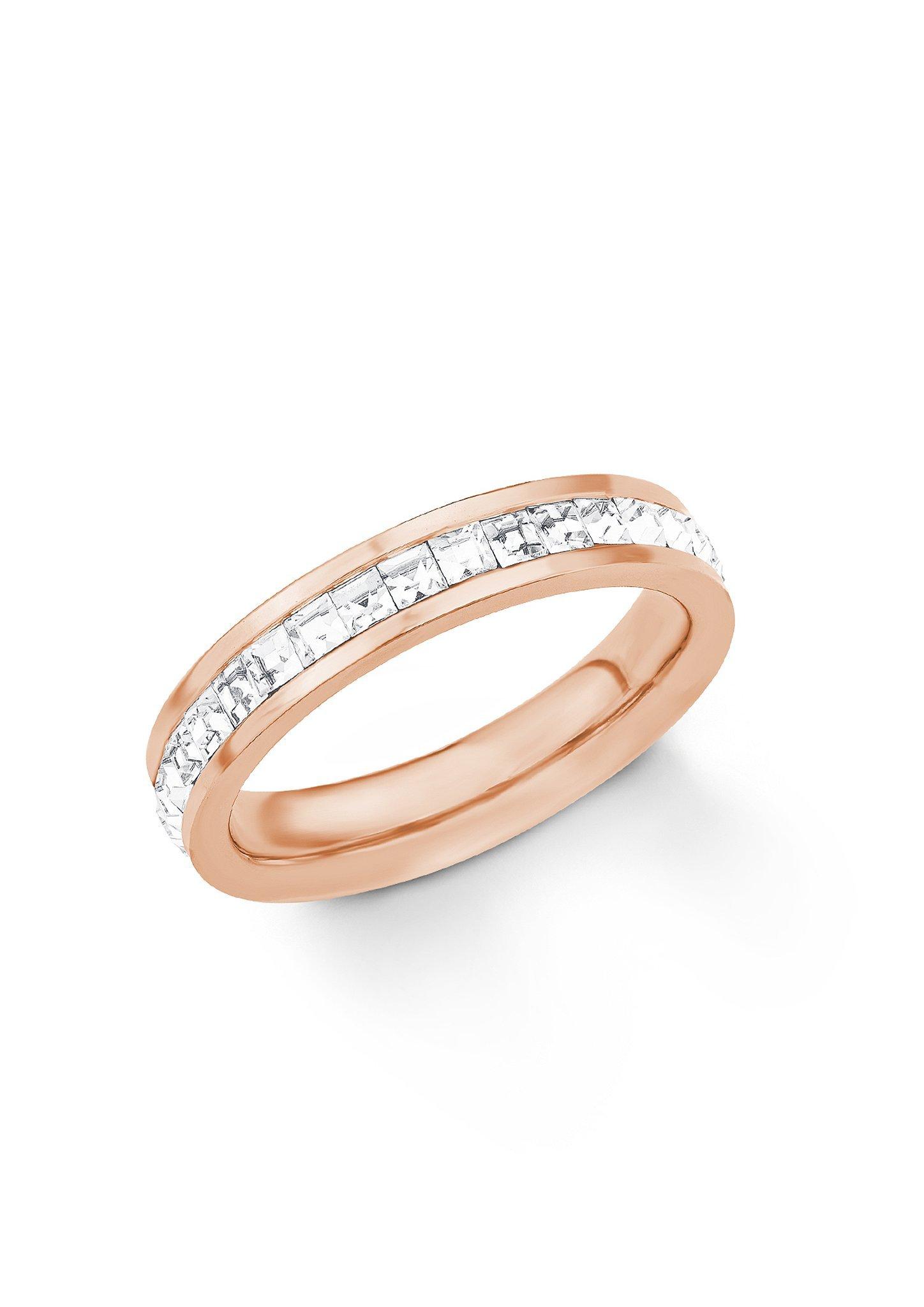 Edelstahl-Ring mit Kristallglas  272.708.6413.0828-05B0