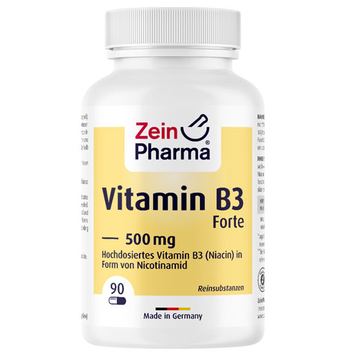 VITAMIN B3 FORTE Niacin 500 mg Kapseln  90 St  Kapseln